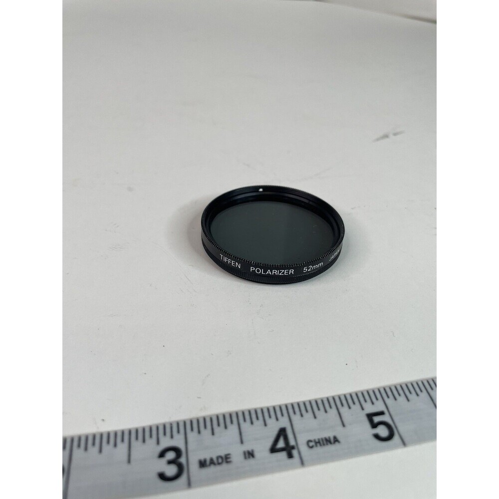 Tiffen Polarized Camera Lens, 55mm, Tinted, Japan, With Case